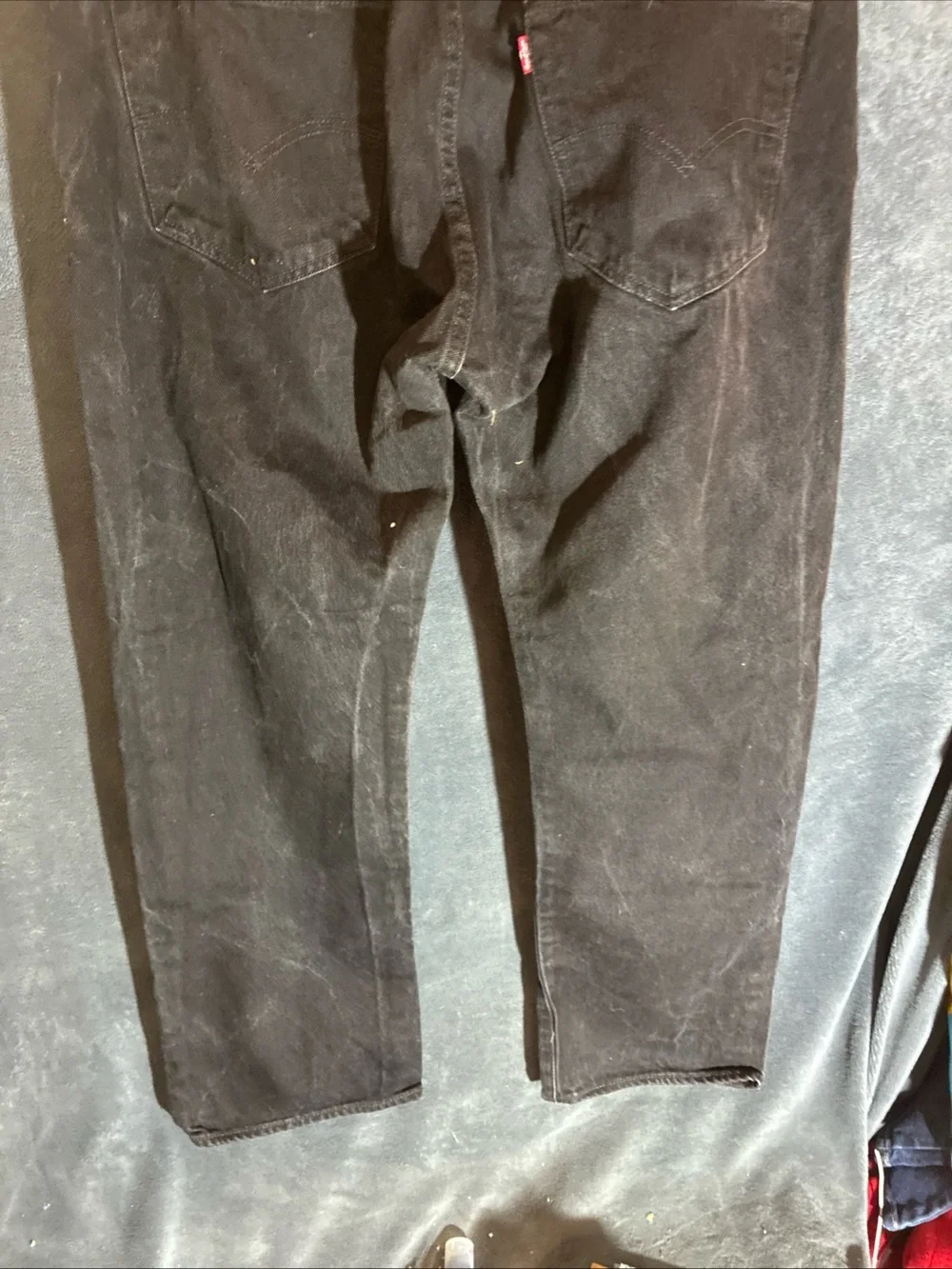 Levi's Black Straight Jeans